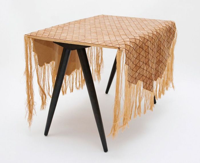 Ковер Wooden Textiles, дизайнер Элиза Строцик (Elisa Strozyk)