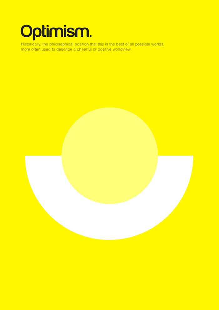 Серия графических плакатов Philosphy Posters, дизайнер Дженис Каррерас (Genis Carreras)