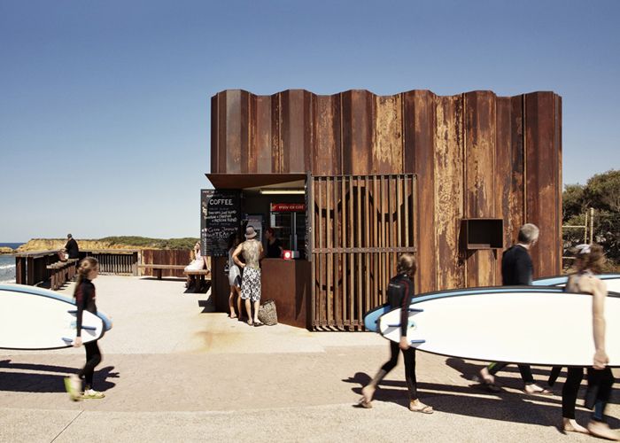 Киоск для серфингистов, архитектурная студия Tony Hobba Architects