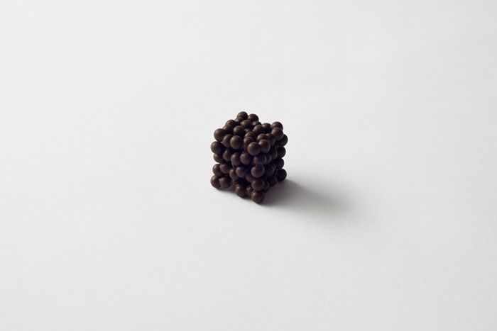 Коллекция шоколадных конфет Сhocolatexture, студия дизайна Nendo