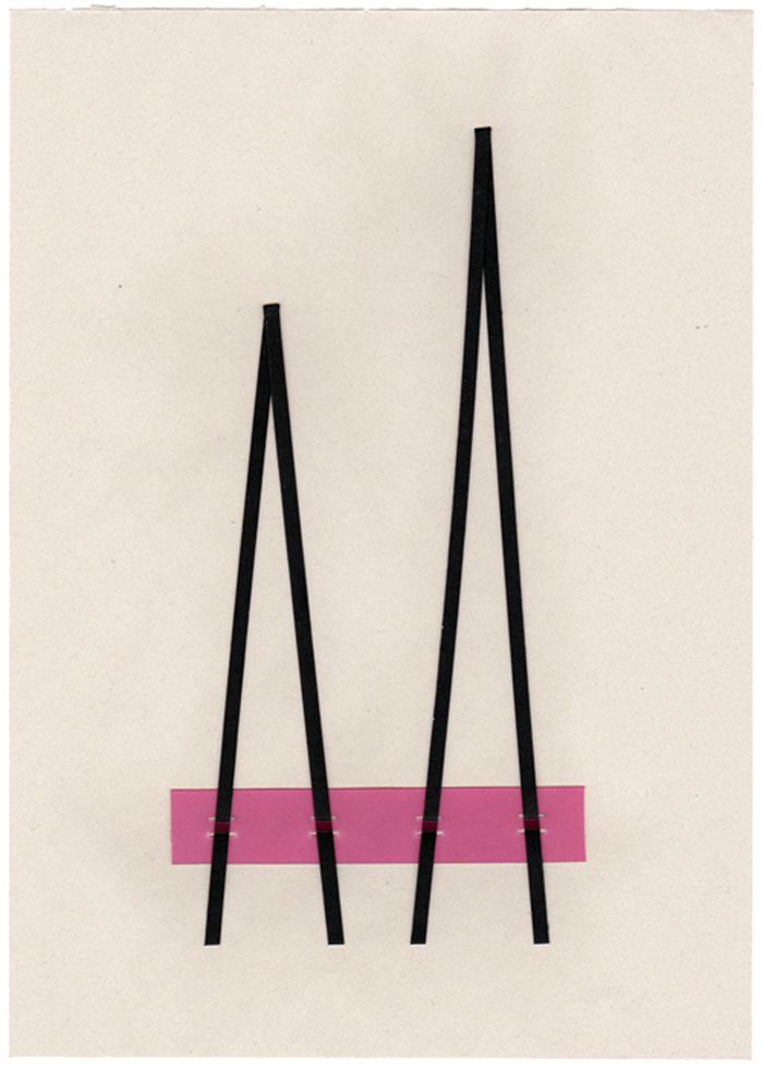 Коллаж для серия мебели Geometrically stacked objects, дизайнер Эмиль Реммельтс (Emiel Remmelts)