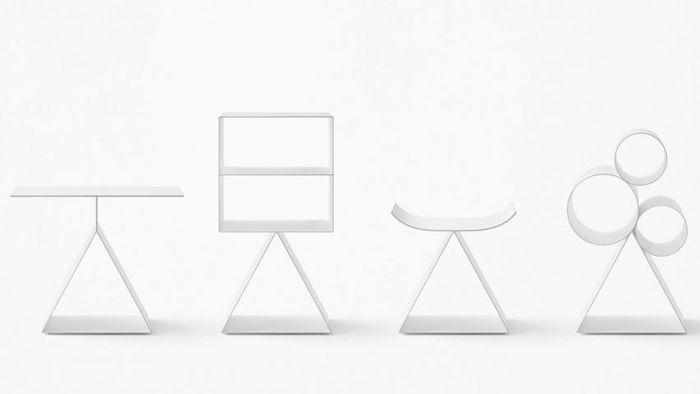 Коллекция мебели и посуды для компании Zens, студия дизайна Nendo