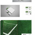 Разработка фирменного стиля футбольного цетра 