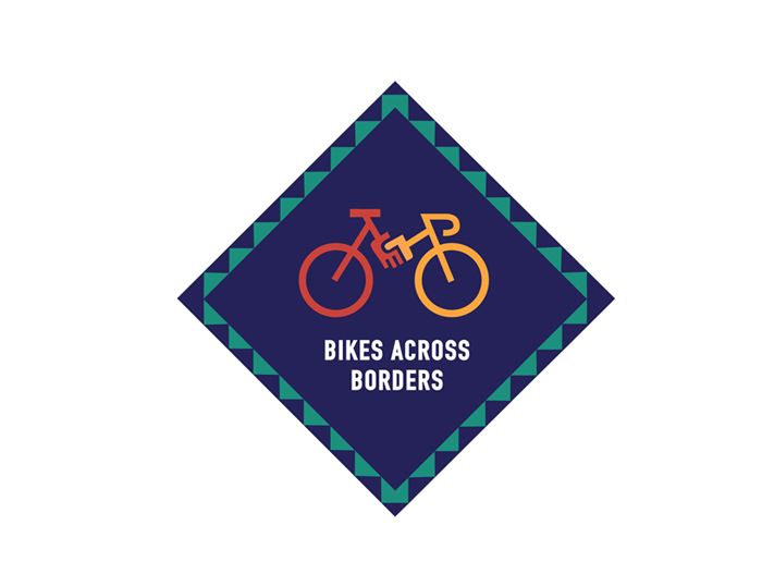 Фирменный стиль для велопробега Bikes Across Borders, дизайнер Сара Щурретт (Sarah Surrette)