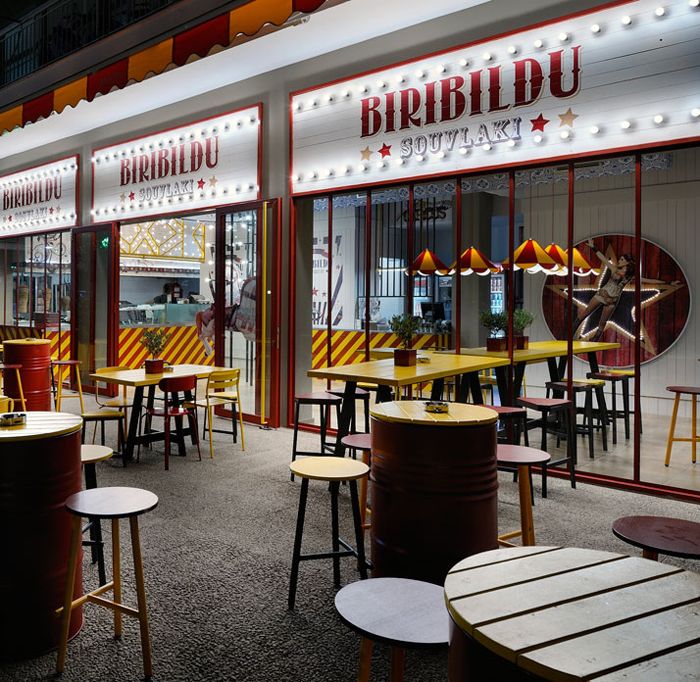 Ресторан Biribildu, студия дизайна Minas Kosmidis