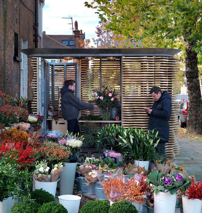 Цветочный киоск Flower stall, дизайн-студия Buchanan Partnership