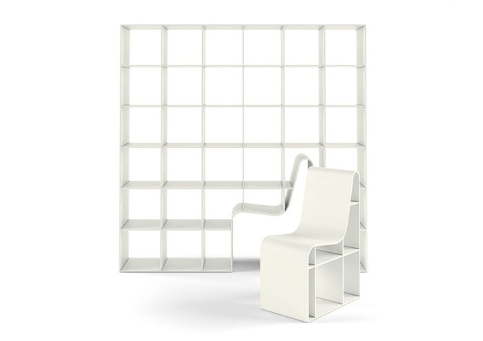 Стеллаж Bookchair / 210 для компании Alias, дизайнер Со Фудзимото (Sou Fujimoto)