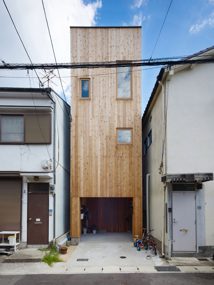 Проект частного дома, архитектурная студия FujiwaraMuro Architects.